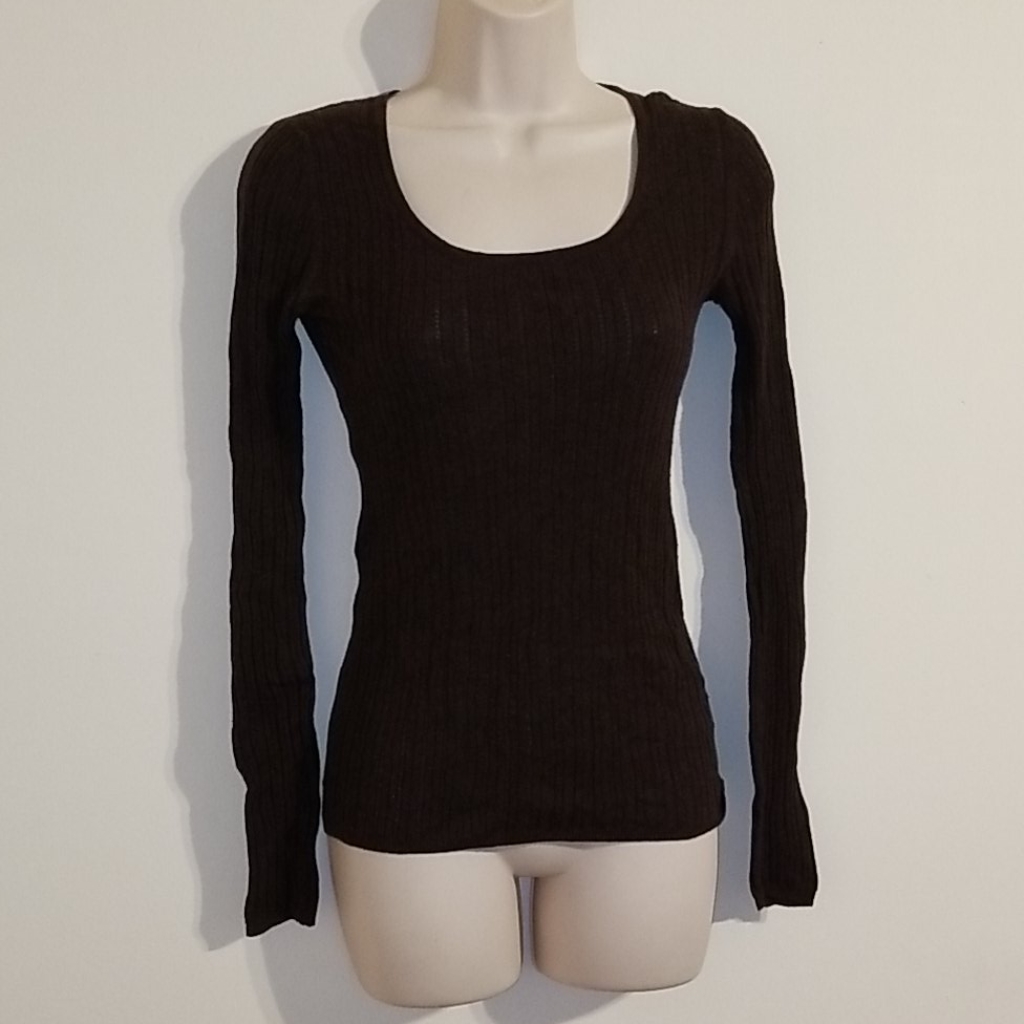 Moda International Women's Brown Eyelet Sweater — image 8 of 8
